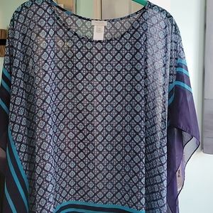 Overlay blouse